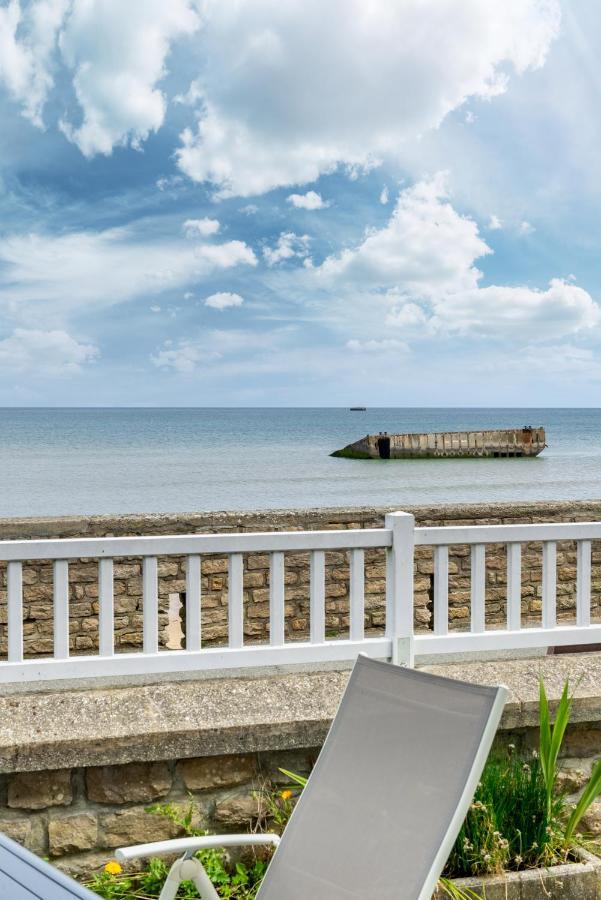 Appartement En Front De Mer Avec Terrasse Et Vue Mer Arromanches-les-Bains Esterno foto