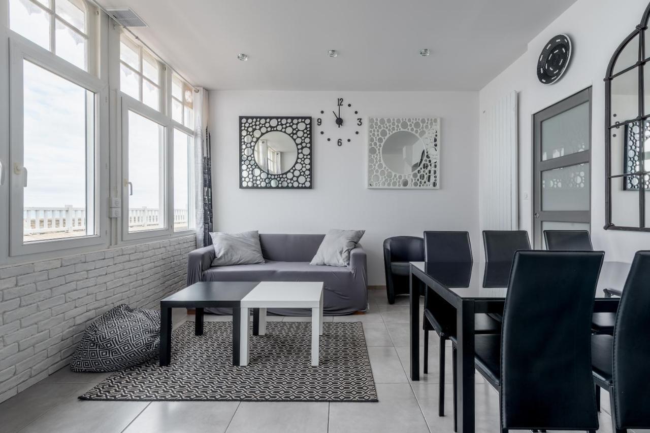 Appartement En Front De Mer Avec Terrasse Et Vue Mer Arromanches-les-Bains Esterno foto